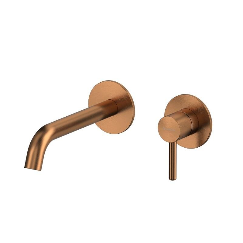 Изображение товара Смеситель для раковины Whitecross Y copper brushed, 2-Y1225CPB, PVD медь брашированная