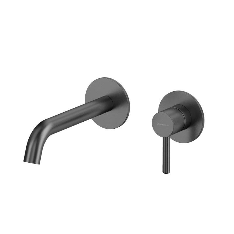 Изображение товара Смеситель Whitecross Y gunmetal 2-Y1225GM, PVD, 20 см излив