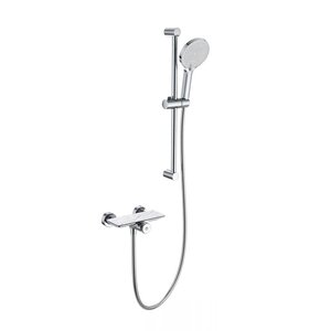 Изображение товара Смеситель для душа Wonzon & Woghand ClickPlate WW-B2052-A-CR, с душевым гарнитуром, цвет хром