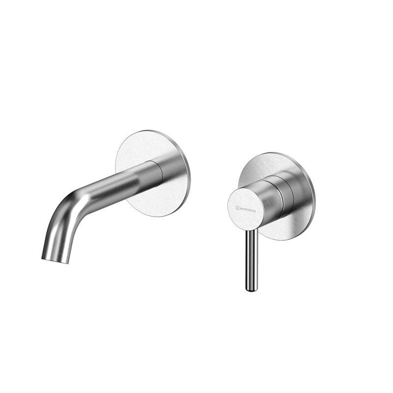 Изображение товара Смеситель для раковины Whitecross Y brushed nickel, 2-Y1226NIB, PVD никель брашированный