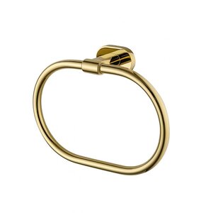 Изображение товара Полотенцедержатель-кольцо Wonzon & Woghand First WW-8423-LG, PVD золото глянцевое