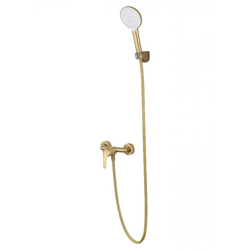 Изображение товара Смеситель для душа Wonzon & Woghand WW-4540-BG, с душевым гарнитуром, PVD золото брашированное Изображение товара Смеситель для душа Wonzon & Woghand WW-4540-BG, с душевым гарнитуром, PVD золото брашированное