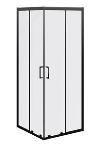 Изображение товара Душевой уголок Good Door Cube CR-90-C-B, КУ00020, 90 х 90 см, стекло прозрачное, профиль чёрный