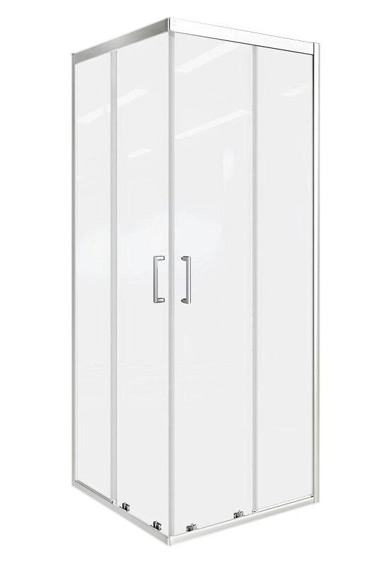 Изображение товара Душевой уголок Good Door Cube CR-100-C-CH, КУ00006, 100 х 100 см, стекло прозрачное, профиль хром