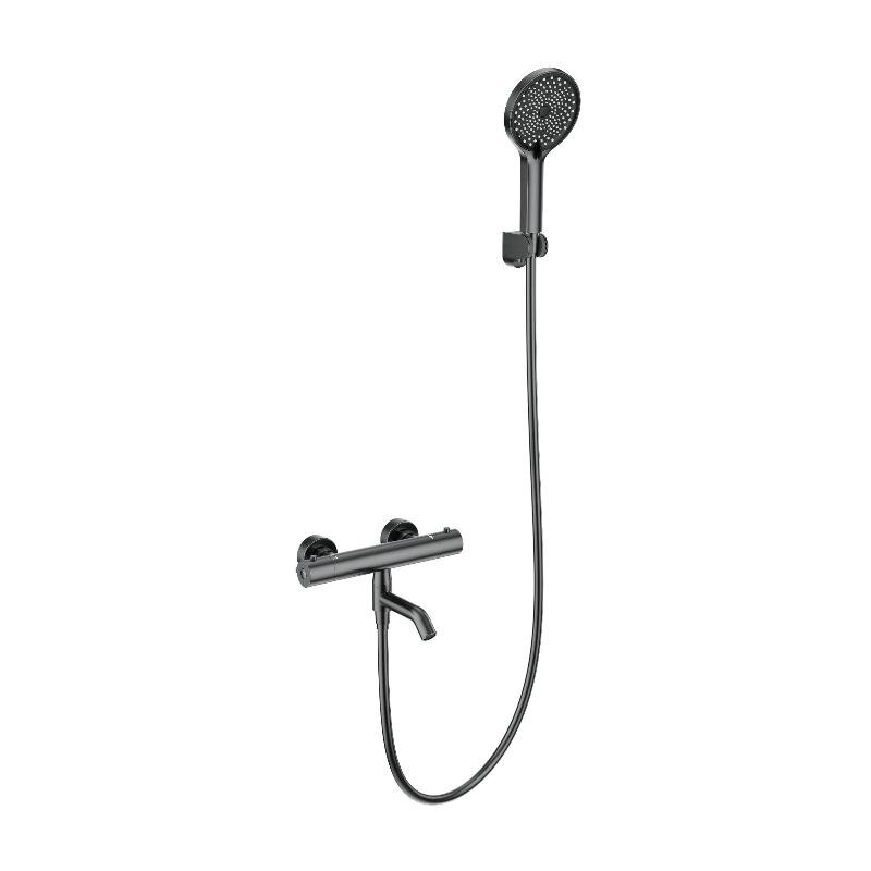 Изображение товара Смеситель Wonzon & Woghand Inn WW-B2065-A1-BGG термостатический с душем, графит