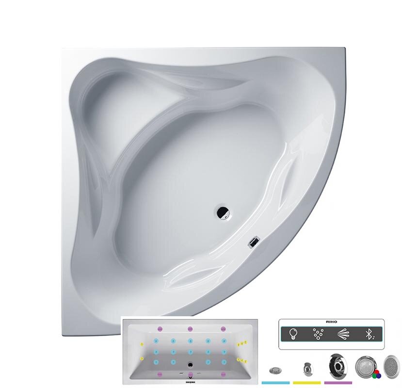 Изображение товара Ванна гидромассажная Riho Neo 140 x 140 см, JOY