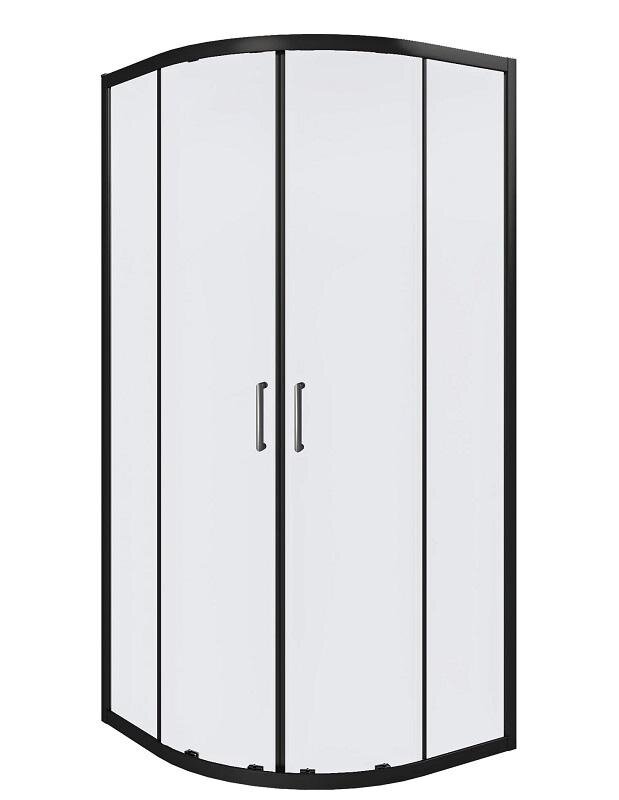 Изображение товара Душевой уголок Good Door Cube R-90-C-B, КУ00017, 90 х 90 см, стекло прозрачное, профиль чёрный