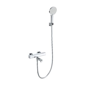 Изображение товара Смеситель для ванны и душа Wonzon & Woghand Stay WW-B2016-A1-CR, термостатический, с душевым гарнитуром, цвет хром