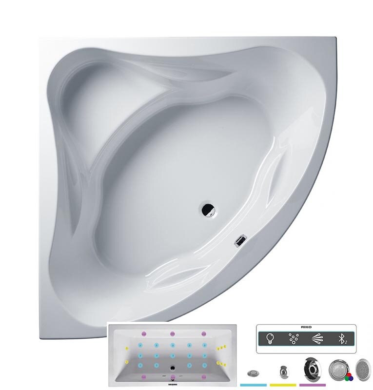 Изображение товара Ванна гидромассажная Riho Neo 150 x 150 см, JOY Изображение товара Ванна гидромассажная Riho Neo 150 x 150 см, JOY