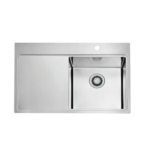 Изображение товара Мойка кухонная Alveus Pure 40 KMB 90 1149516, 79 x 52.5 см, сатинированная сталь