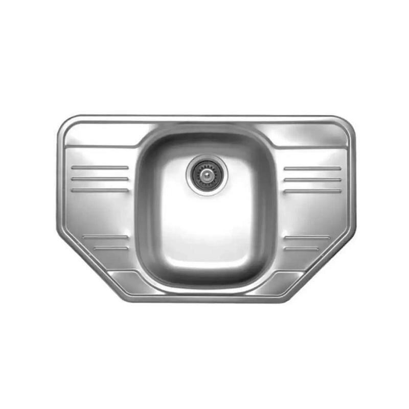 Изображение товара Кухонная мойка Alveus Genesis allux 30 1039566 SAT с крылом, 78x49 см