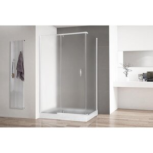 Изображение товара Душевой уголок Royal Bath RB8120HPV-C-L/RB8120HPV-C-R, левый/правый, 120 x 80 см, стекло матовое, профиль белый