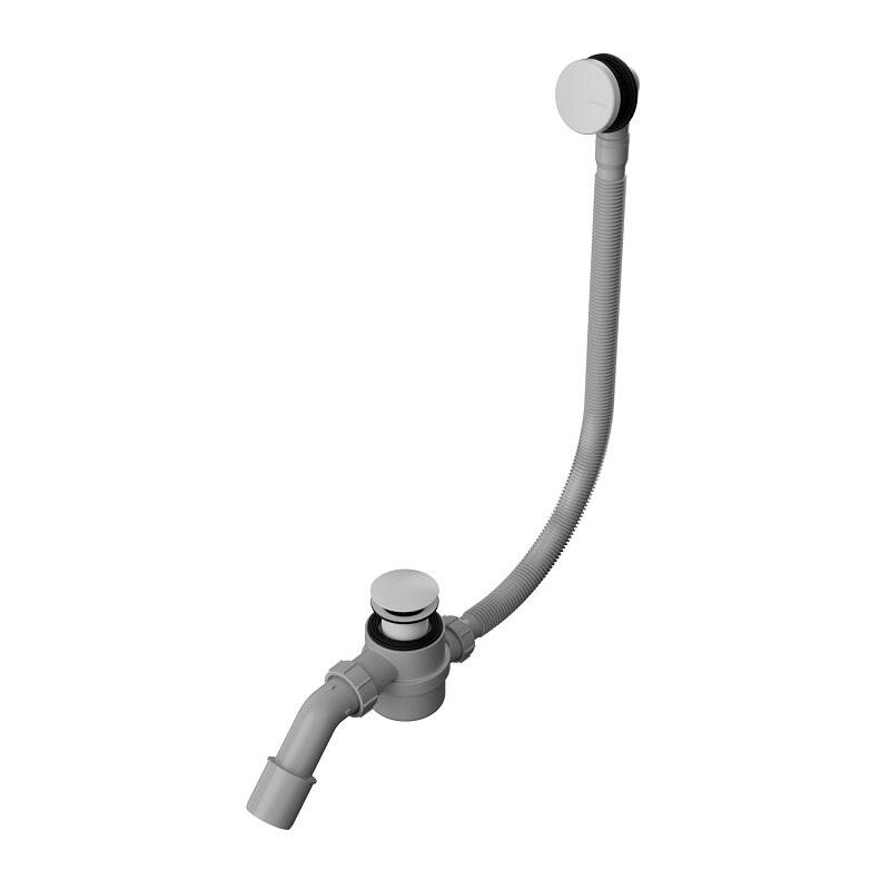 Изображение товара Слив-перелив Click-Clack Whitecross Ultima D1101WHG, 100 см, белый