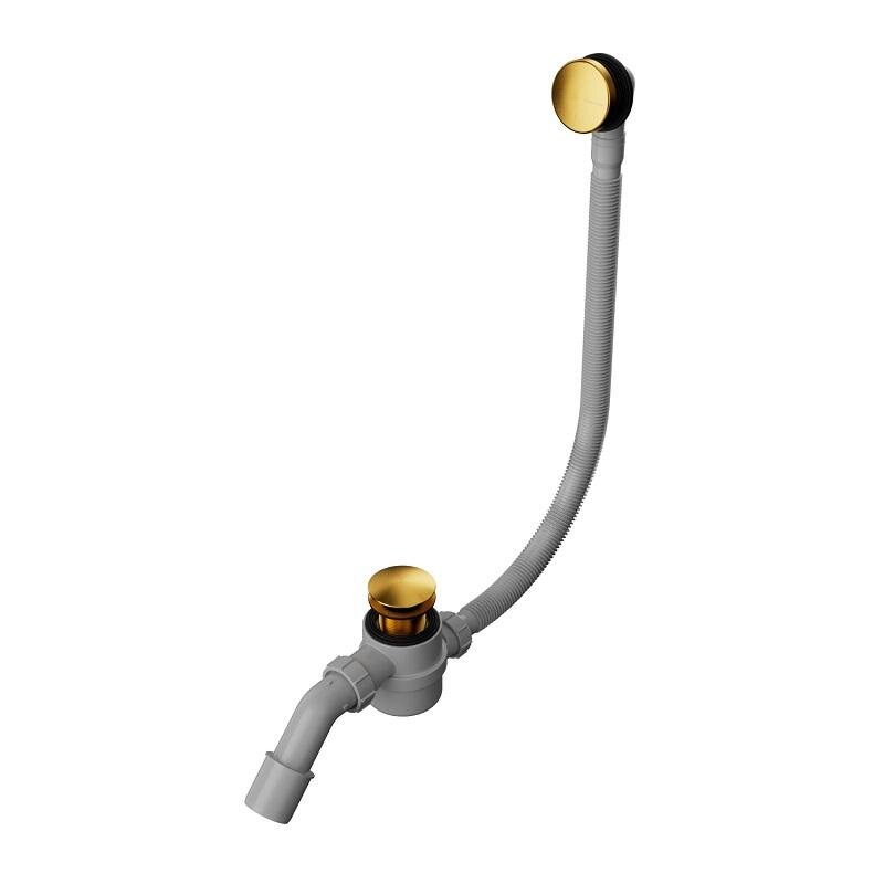 Изображение товара Слив-перелив Click-Clack Whitecross Ultima D1101GLB, 100 см, брашированное золото