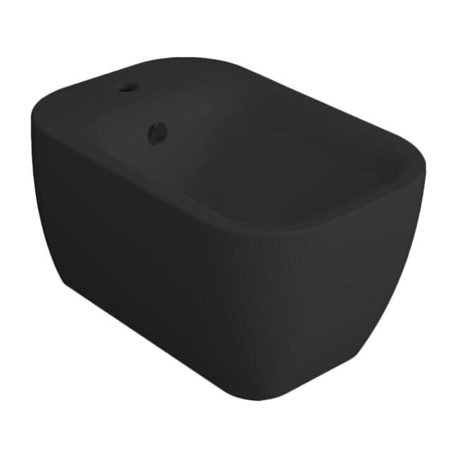 Изображение товара Биде Simas Henges HE19 nero matt подвесное черное матовое 38x55 см