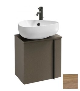 Изображение товара Тумба под раковину Jacob Delafon Nouvelle Vague 45 см, EB3045G-E16, цвет ореховое дерево, петли слева