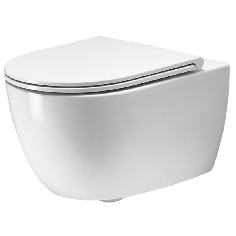 Изображение товара Подвесной унитаз Simas Trevi TRV18bi безободковый современный белый