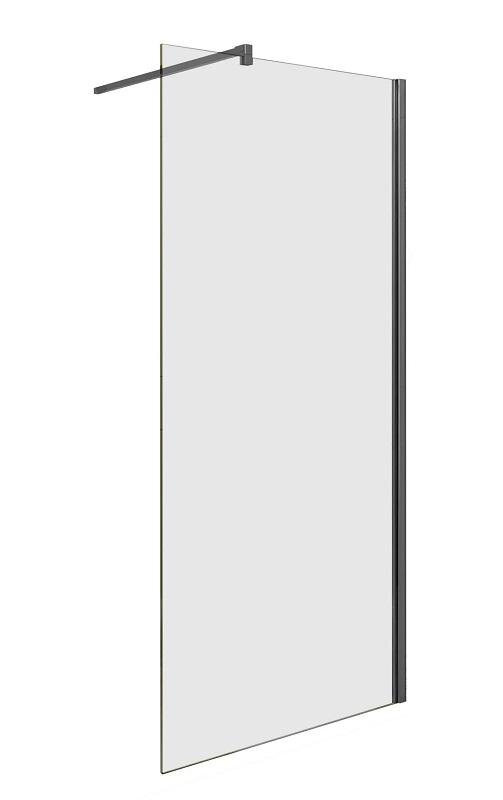 Изображение товара Душевая стенка Good Door Walk In SP-90-C-GM, ВИ00036, 90 см, свободный вход, стекло прозрачное, профиль оружейная сталь