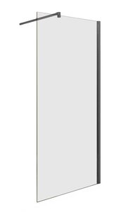 Изображение товара Душевая стенка Good Door Walk In SP-100-C-GM, ВИ00037, 100 см, свободный вход, стекло прозрачное, профиль оружейная сталь