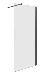 Изображение товара Душевая стенка Good Door Walk In SP-140-C-GM, ВИ00041, 140 см, свободный вход, стекло прозрачное, профиль оружейная сталь