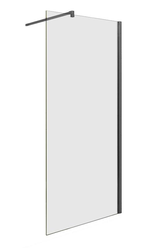 Изображение товара Душевая стенка Good Door Walk In SP-140-C-GM, ВИ00041, 140 см, свободный вход, стекло прозрачное, профиль оружейная сталь Изображение товара Душевая стенка Good Door Walk In SP-140-C-GM, ВИ00041, 140 см, свободный вход, стекло прозрачное, профиль оружейная сталь