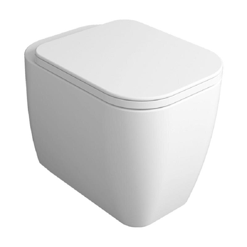 Изображение товара Напольный безободковый унитаз Simas Henges HE01bi, белый, 38х55 см