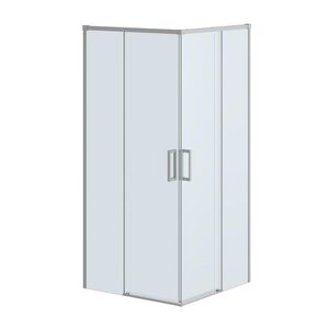 Изображение товара Душевой уголок Cezares PLANE-A-2-100-C-IN, 100 x 100 см, стекло прозрачное, профиль сатин