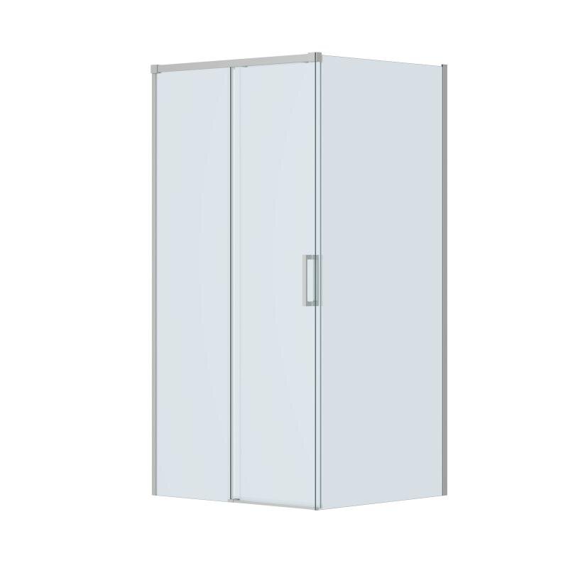 Изображение товара Душевой уголок Cezares PLANE-AH-1-100/90-C-IN с раздвижными дверями и прозрачным стеклом