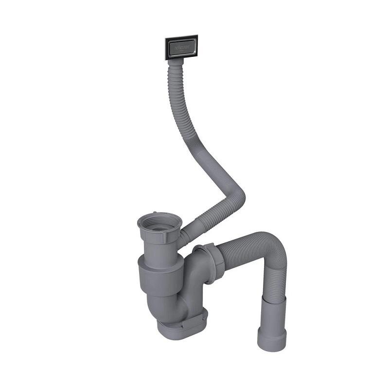 Изображение товара Сифон для мойки Reflexion Part RX9003PT, без выпуска, серый