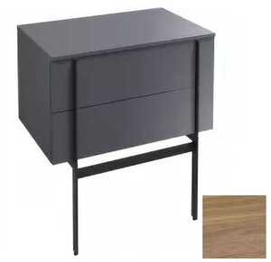 Изображение товара Тумба под раковину Jacob Delafon Nouvelle Vague 80 см, EB3054-E16, цвет - ореховое дерево