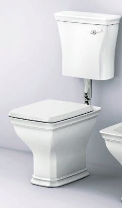 Изображение товара Напольный унитаз ArtCeram Civitas CIV002 03 00 черный глянец 106 см