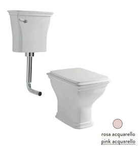 Изображение товара Напольный унитаз ArtCeram Civitas CIV002 33 00, rosa acquarello, розовый