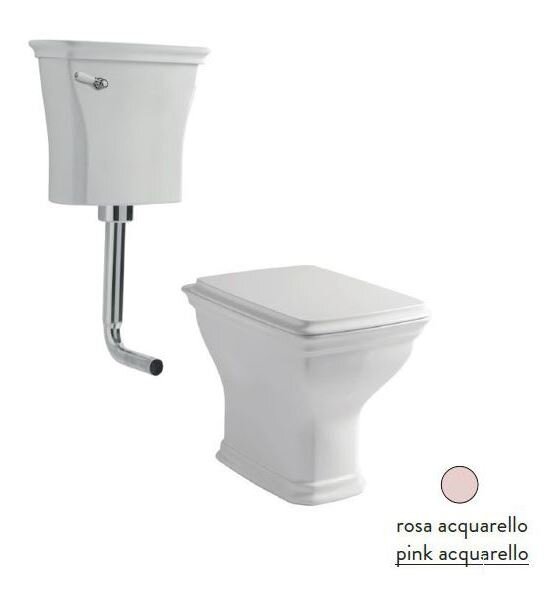 Изображение товара ArtCeram Civitas CIV002 33 00 розовый напольный унитаз