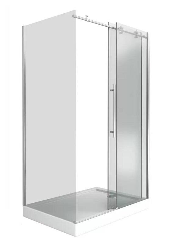 Изображение товара Душевой уголок Good Door Puerta Г-об. KS-624, ПУ00001, 120 х 80 см, стекло прозрачное, профиль хром