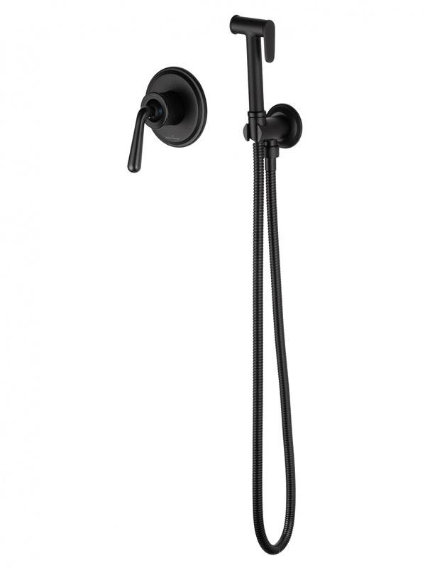 Изображение товара Гигиенический душ Wonzon & Woghand Steam WW-88849008-MB, смеситель с внутренней частью, черный матовый