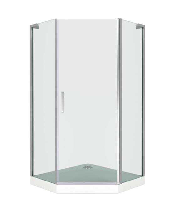 Изображение товара Душевой уголок Good Door Pandora PNT-100-C-CH, ПД00065, 100 х 100 см, стекло прозрачное, профиль хром