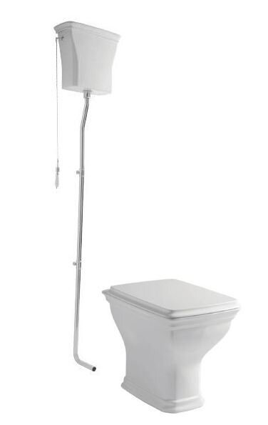 Изображение товара ArtCeram Civitas CIV002 01 00 - напольный унитаз, белый, высокий бачок