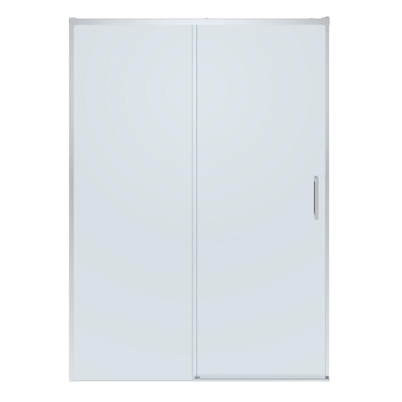 Изображение товара Душевая дверь в нишу Cezares PLANE-BF-1-130-C-CR, 130 см, стекло прозрачное, профиль хром