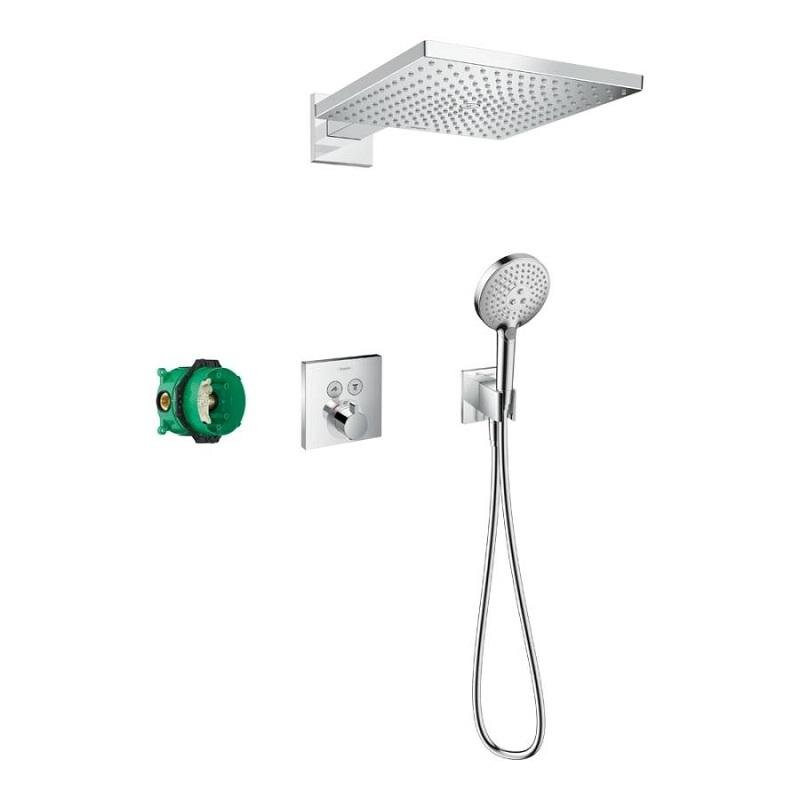 Изображение товара Душевая система Hansgrohe Raindance E 27952000 термостатическая хром Изображение товара Душевая система Hansgrohe Raindance E 27952000 термостатическая хром