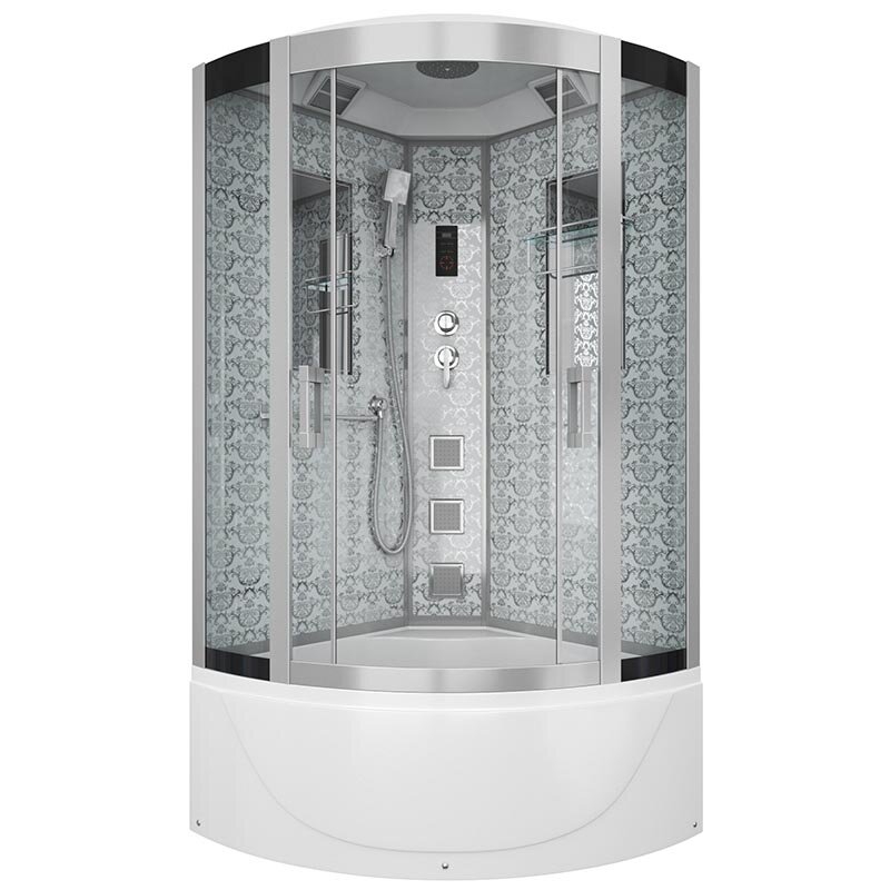 Изображение товара Душевая кабина Niagara 7790W 90x90 см с гидромассажем и тропическим душем