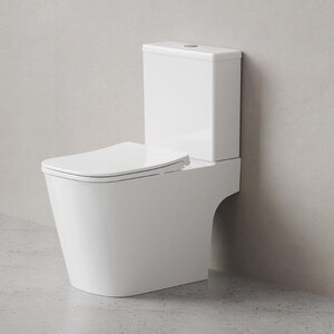 Изображение товара Унитаз-компакт Damixa Titan DX78C8601SC, безободковый, с сиденьем микролифт, цвет белый