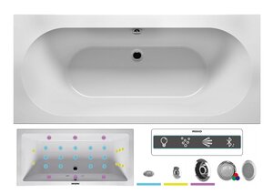 Изображение товара Гидромассажная ванна Riho Carolina 170x80 см с аудио и подсветкой JOY