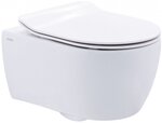 Подвесной унитаз SSWW NC2038V безободковый, крышка-сиденье Slim-Soft - фото 1