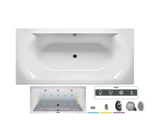 Изображение товара Гидромассажная ванна Riho Linares 190x90 см Johy2 с аудиосистемой и подсветкой