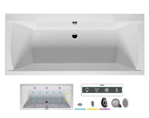 Изображение товара Гидромассажная ванна Riho Julia 190х90 см с Bluetooth и подсветкой