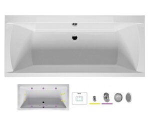 Изображение товара Ванна гидромассажная Riho Julia 160 x 70 см, FLOW