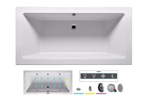 Изображение товара Гидромассажная ванна Riho Lusso 180x80 см с аудиосистемой и подсветкой