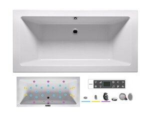 Изображение товара Ванна гидромассажная Riho Lusso 180 x 90 см, BLISS