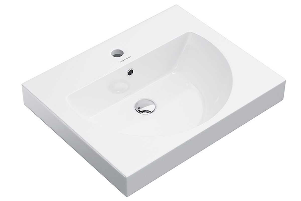 Изображение товара Раковина Kerama Marazzi Buongiorno/Бонджорно 60 подвесная/мебельная 60, белая глянцевая, BG.wb.60 Изображение товара Раковина Kerama Marazzi Buongiorno/Бонджорно 60 подвесная/мебельная 60, белая глянцевая, BG.wb.60