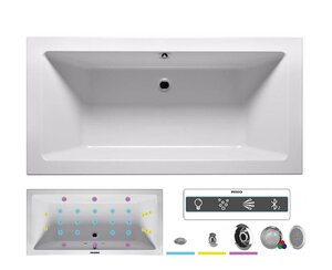 Изображение товара Ванна гидромассажная  Riho Lusso 190 x 80 см, JOY2
